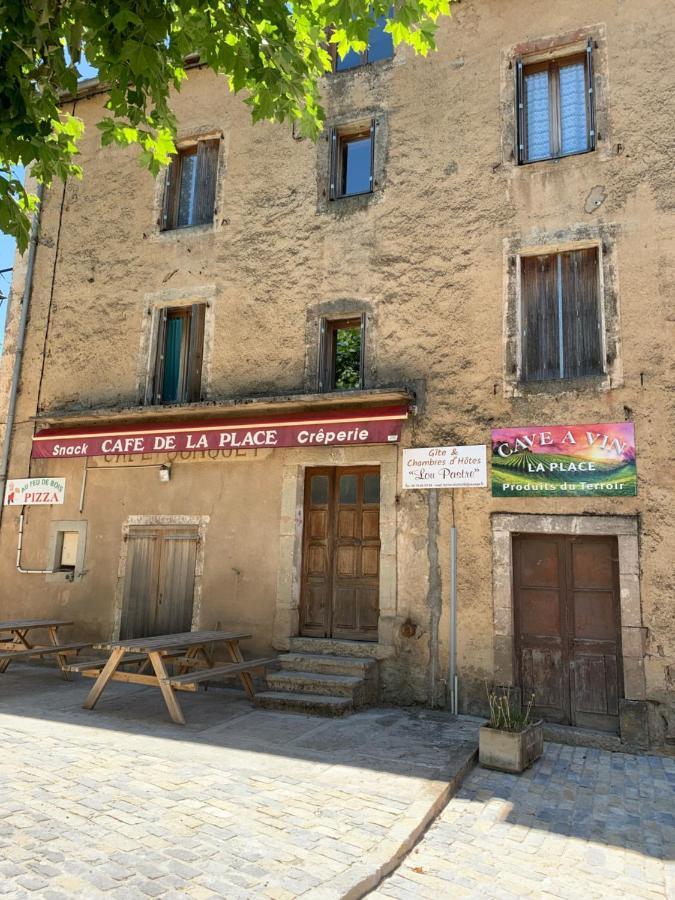 Cafe De La Place Gite & Chambres D'Hotes "Lou Pastre" Lanuéjols Eksteriør billede